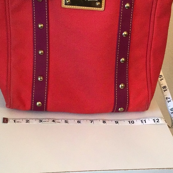 Red Louis Vuitton Cabas Antigua Bag - Picture 14 of 14